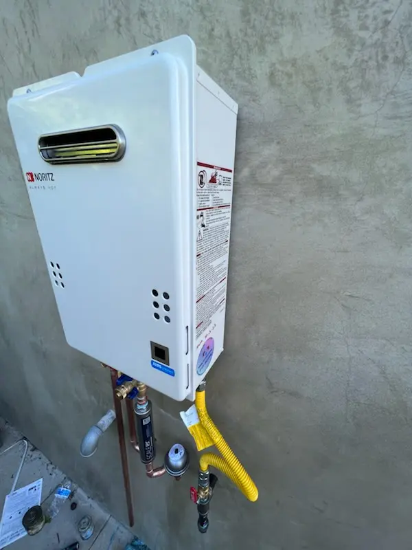 Tankless water heater installation for San Angelo homes