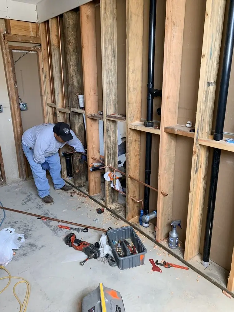 Commercial rough-in plumbing for Trenchless Sewer Repair in San Angelo